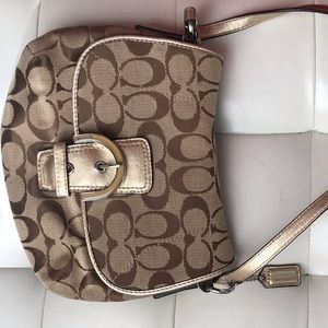 Coach Crossbody with Signature Pattern